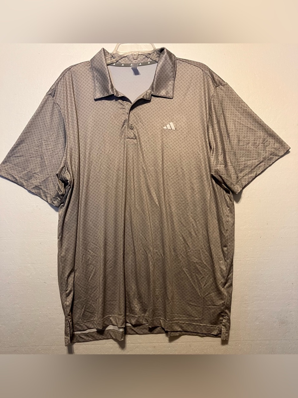 Adidas Men’s XL Gray Performance Polo Shirt